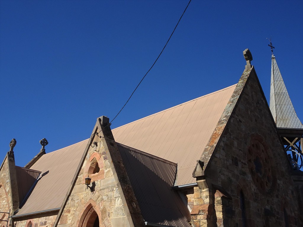 Carcoar. The Catholic Church gables and spire built in 187… Flickr