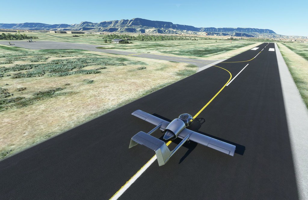 Edgely Optica landing at Kayenta Airport, OV7, Arizona. Flickr