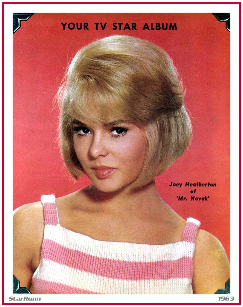Joey Heatherton 1963 Joey Heatherton Mr. Novak TV Magazi… Flickr