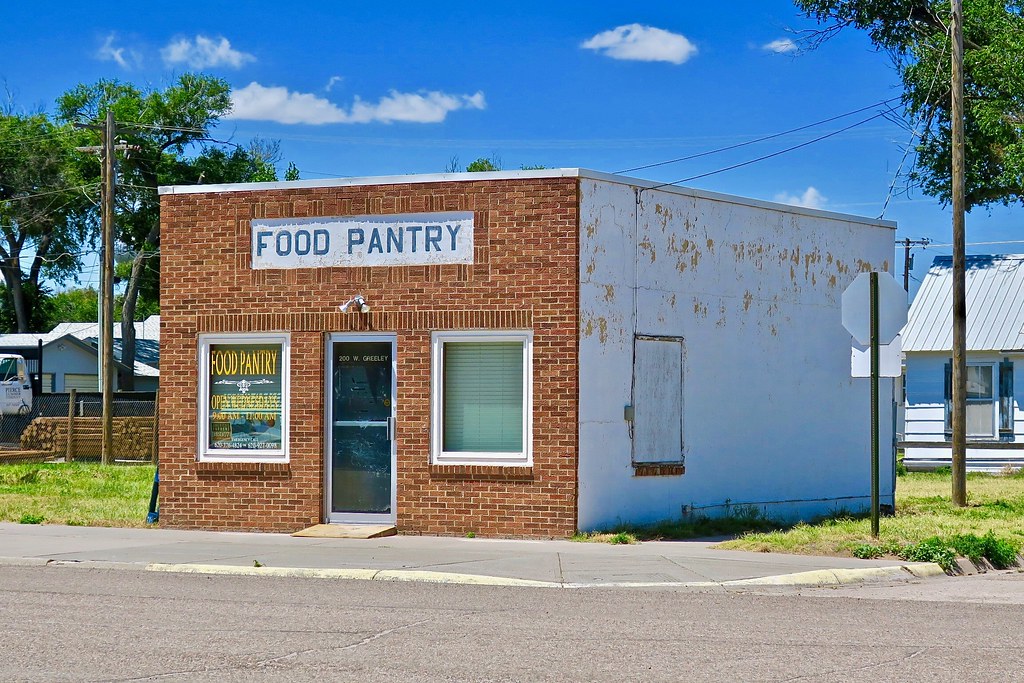 Food Pantry, Tribune, KS Food Pantry, Tribune, Kansas. Flickr