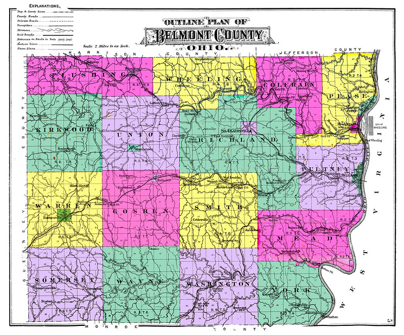 Belmont County's 1888 Atlas Flickr