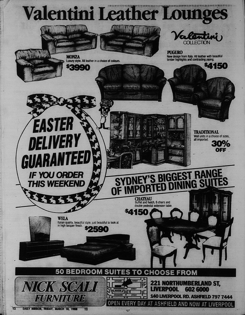 Nick Scali Ad March 18 1988 daily mirror 12 fabianamuso Flickr