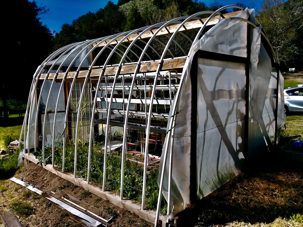 Greenhouse Greenhouse made from PVC pipes. Image by Articl… Flickr
