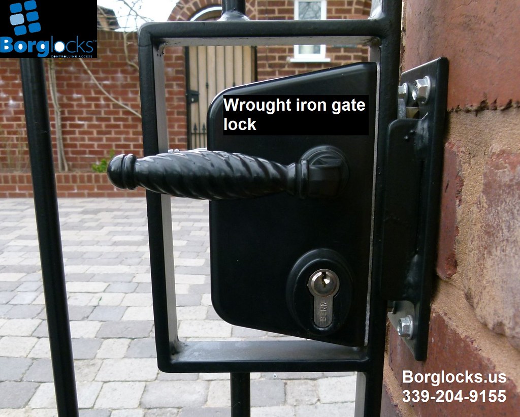 Wrought Iron Gate Lock at the great price from Flickr