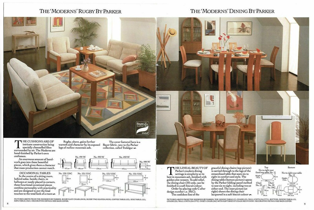 Parker furniture catalogue (4 of 4) 1984 a photo on Flickriver