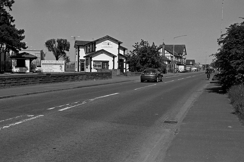 Former Broughton and Bretton Station, Flintshire. Nikon FE… Flickr