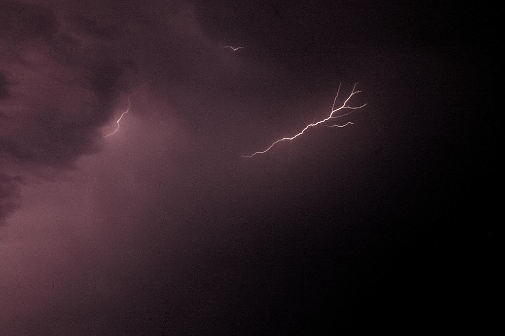 Lightning Crashes Lightning crashes, a new mother cries He… Flickr