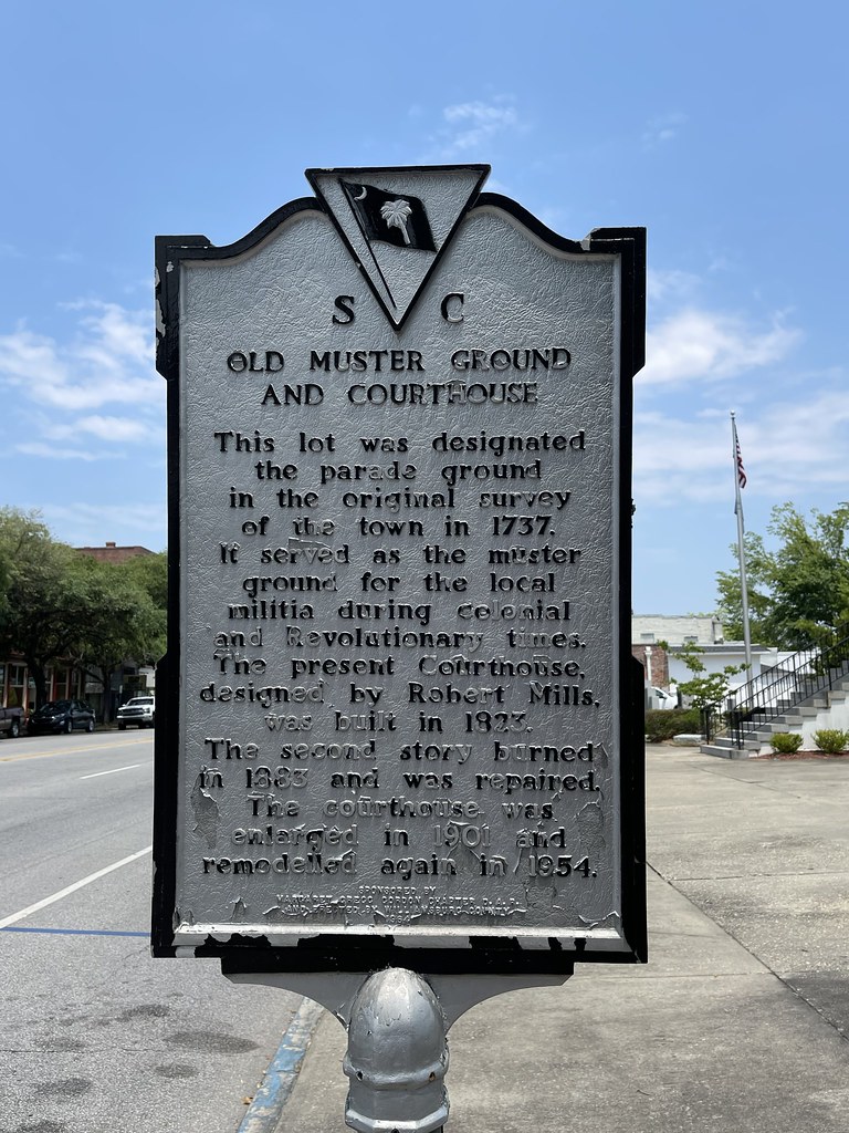 Historic Sign Muster Ground. Kingstree, South Carolina. Flickr