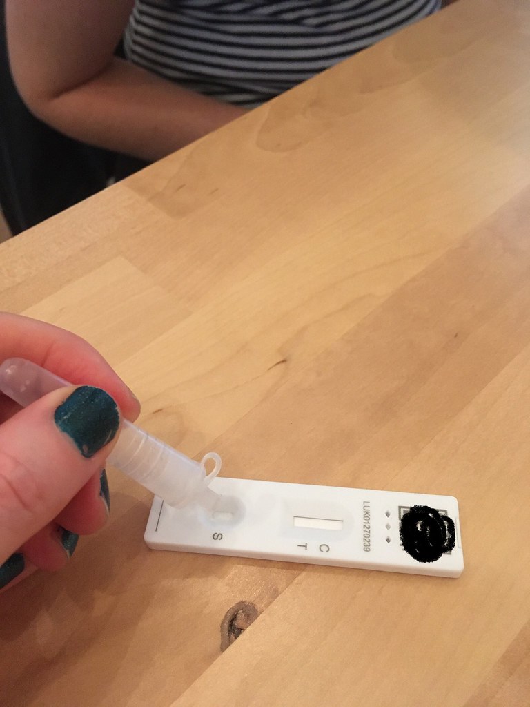 Our first home lateral flow test. It's more involved than … Flickr