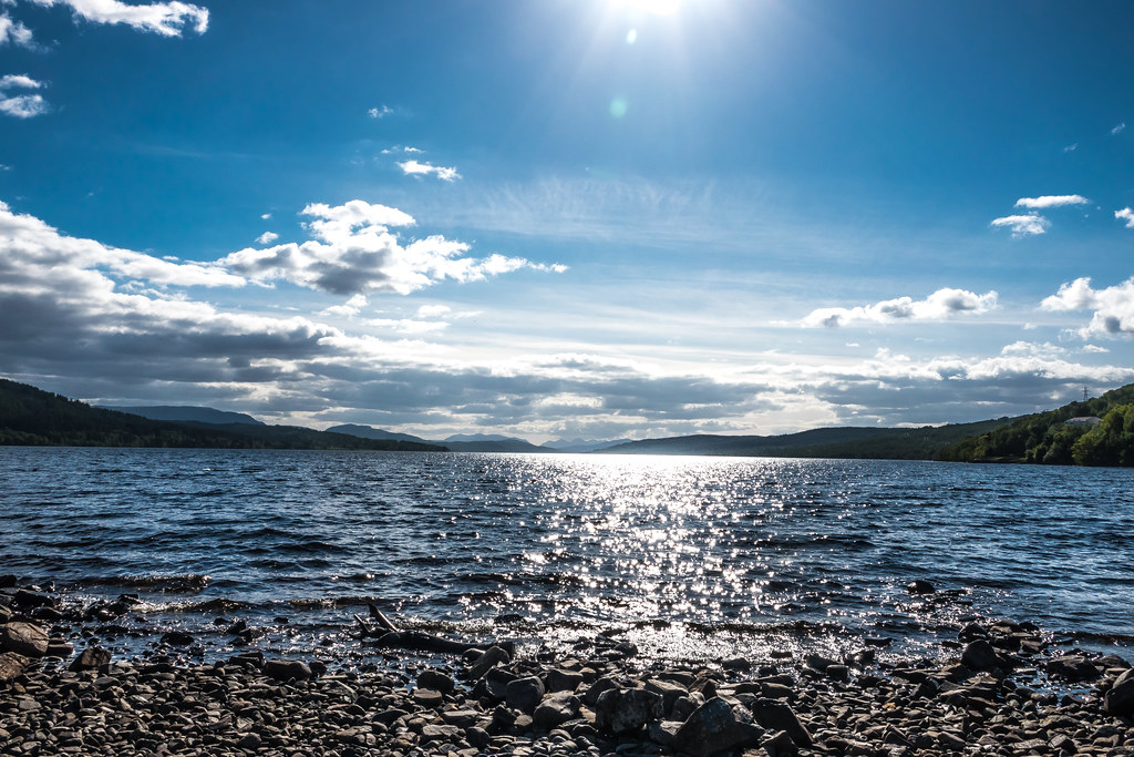 Loch Rannoch from Kinloch Rannoch Standing on the rocky be… Flickr