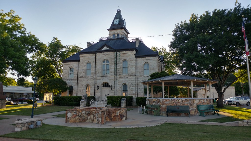 Starshaped Fountain and Bandstand, Somervell County Court… Flickr