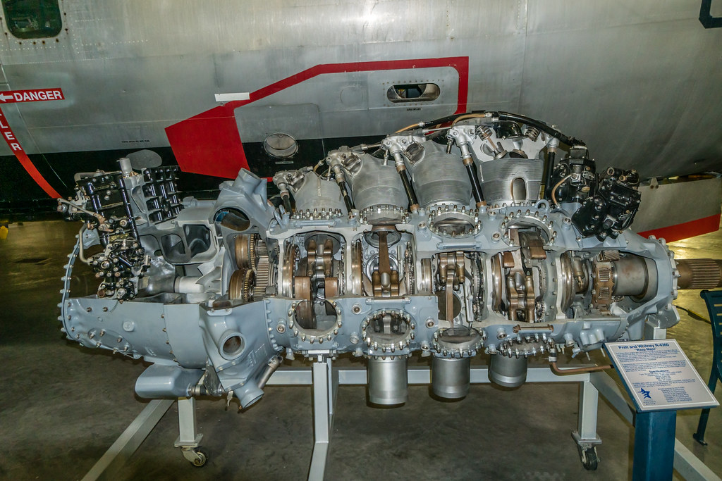 Pratt and Whitney R-4360 "Wasp Major" piston engine | Flickr