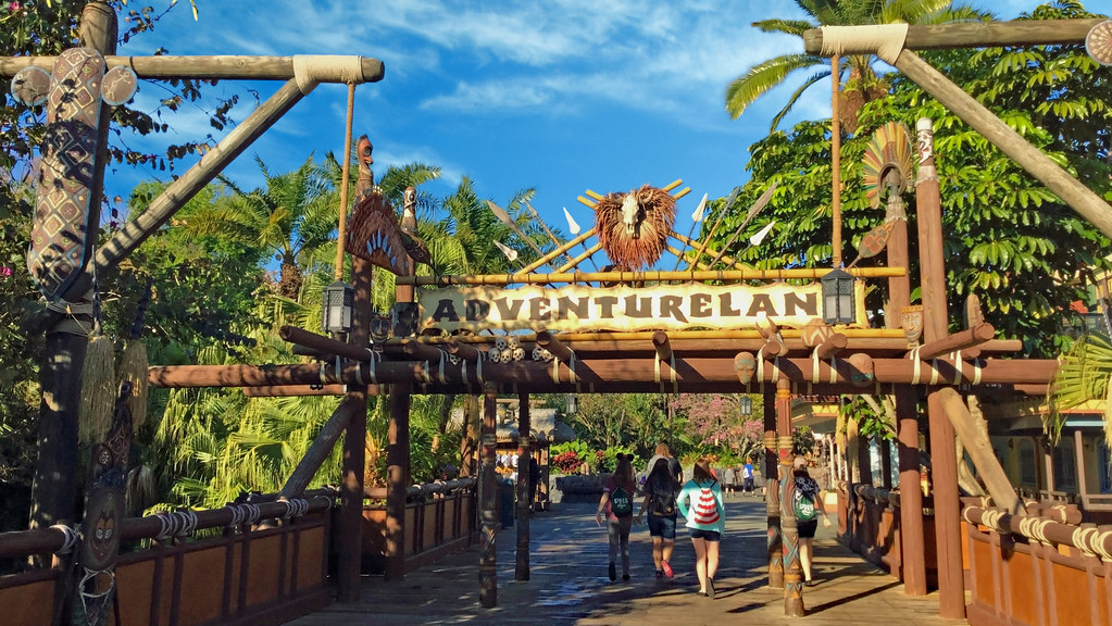 Adventureland Gateway at Walt Disney World It's Throwback … Flickr