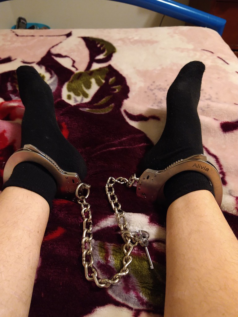 Real leg irons restrained Smith & Wesson Leg cuffs Flickr