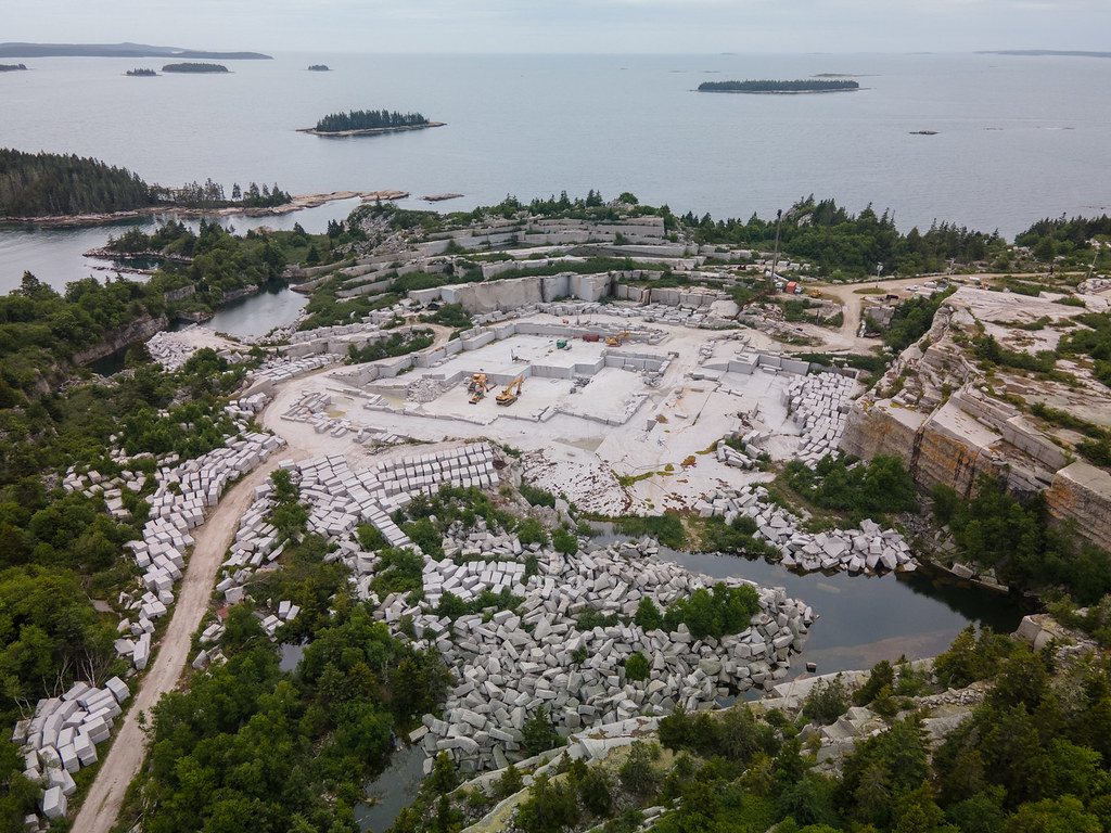 DJI_0370HDR Crotch Island granite quarry, Stonington Main… Jason