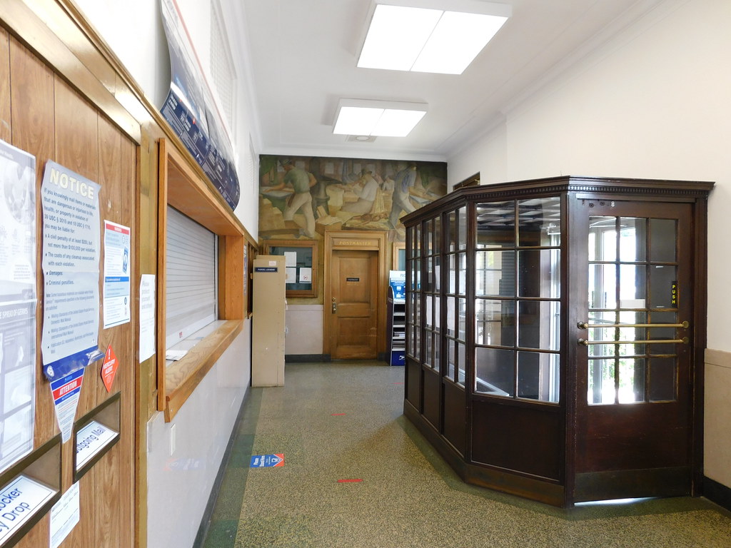 Bassett, Virginia Post Office Fresco & Lobby New Deal Fres… Flickr