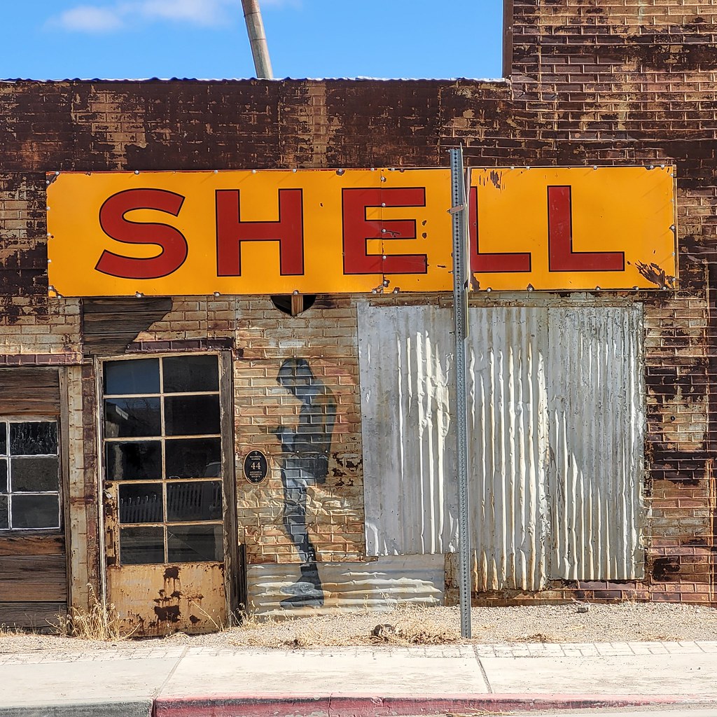 Goldfield, NV service station Goldfield is on the National… Flickr