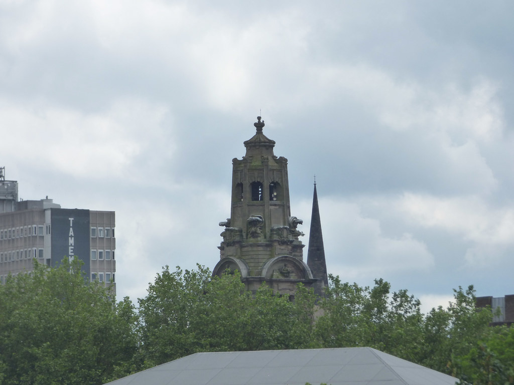 The tower of Walsall Council House from Littleton Street West a photo
