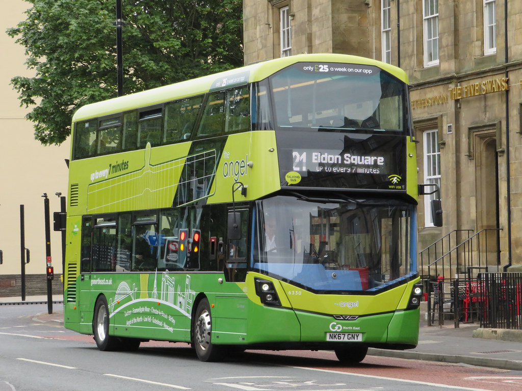 Buses in Newcastle Flickr