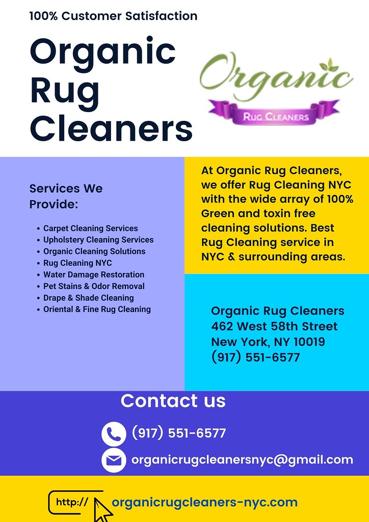 Get the Best Organic Rug Cleaning NYC Service Organic Ru… Flickr