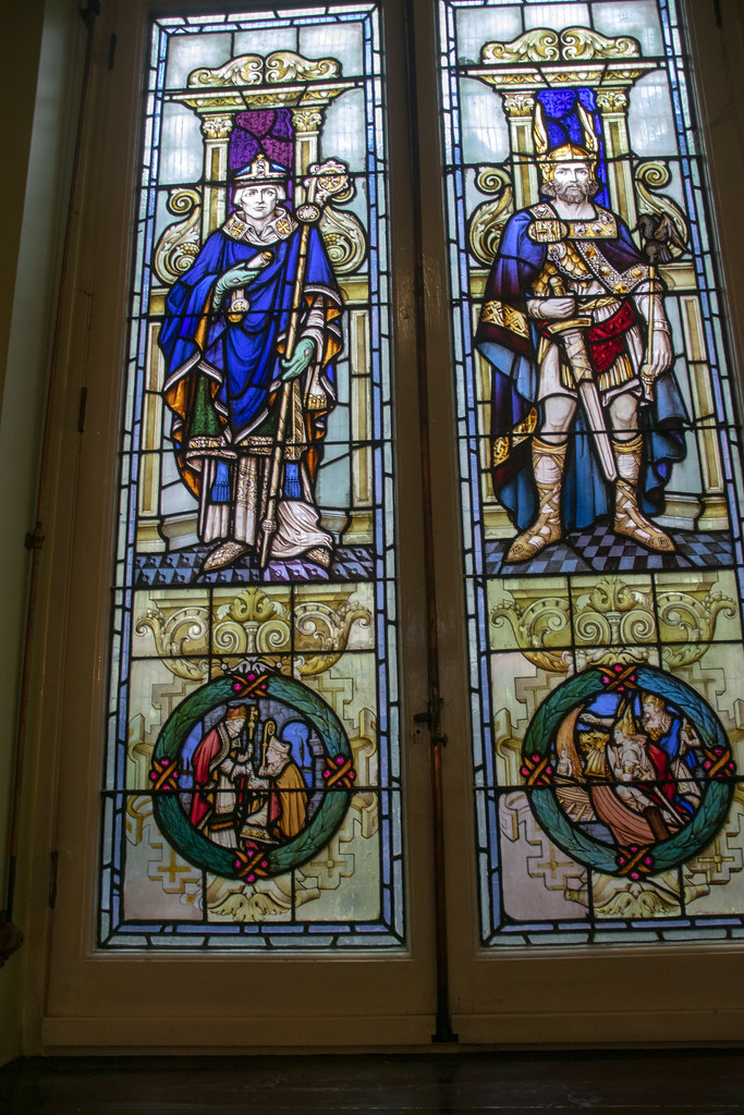 DSC_1063 Fulham Town Hall Stained Glass Windows London Flickr