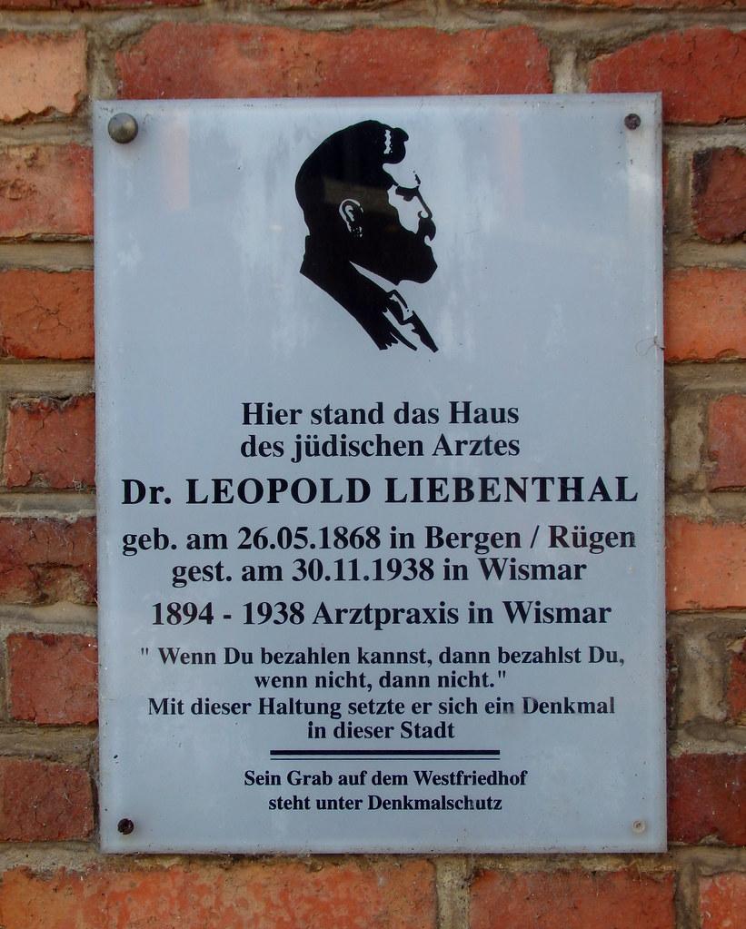 gedenkktafel leopold liebenthal stolpersteine und gedenken… Flickr