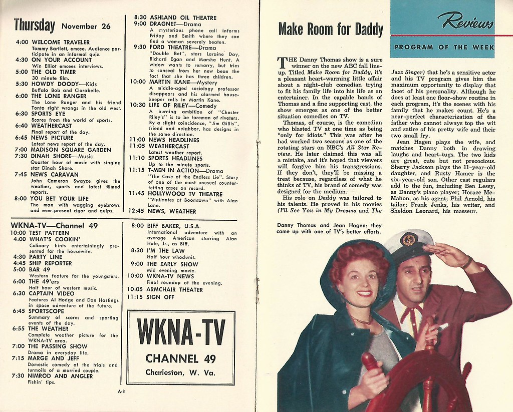1953 Nov. 20 Huntington, West Virginia 5 TV Guide Jeff Miller Flickr