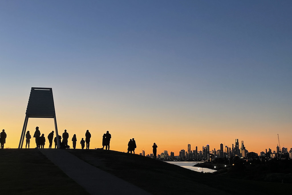 Sunset at Point Ormond Lookout, Elwood / Melbourne Flickr