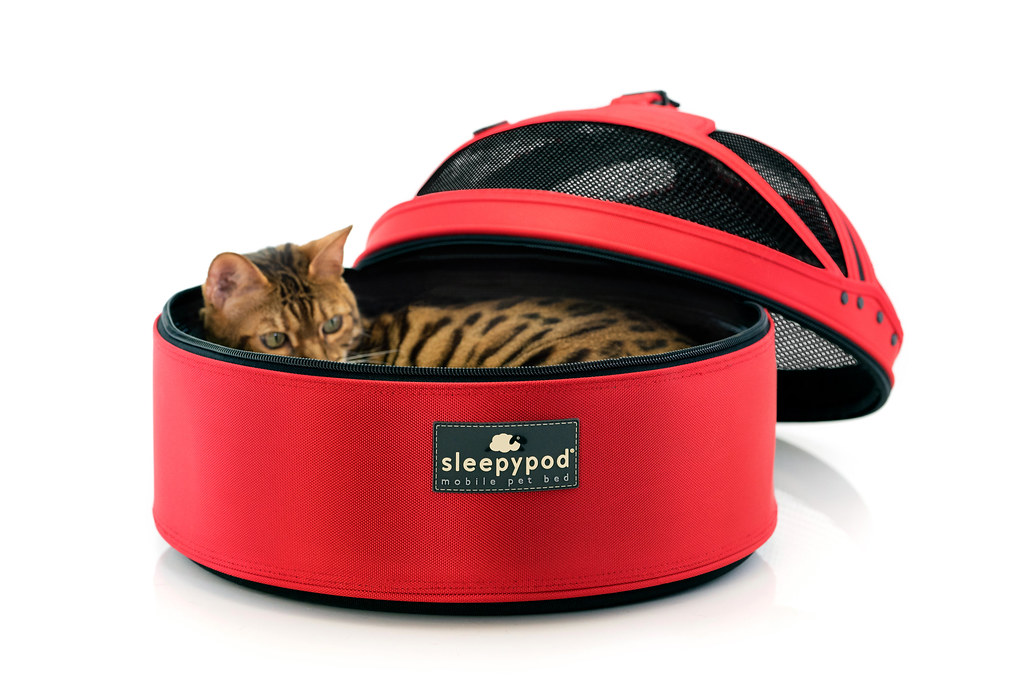 Sleepypod mobile pet bed Strawberry Red Sleepypod Library Flickr