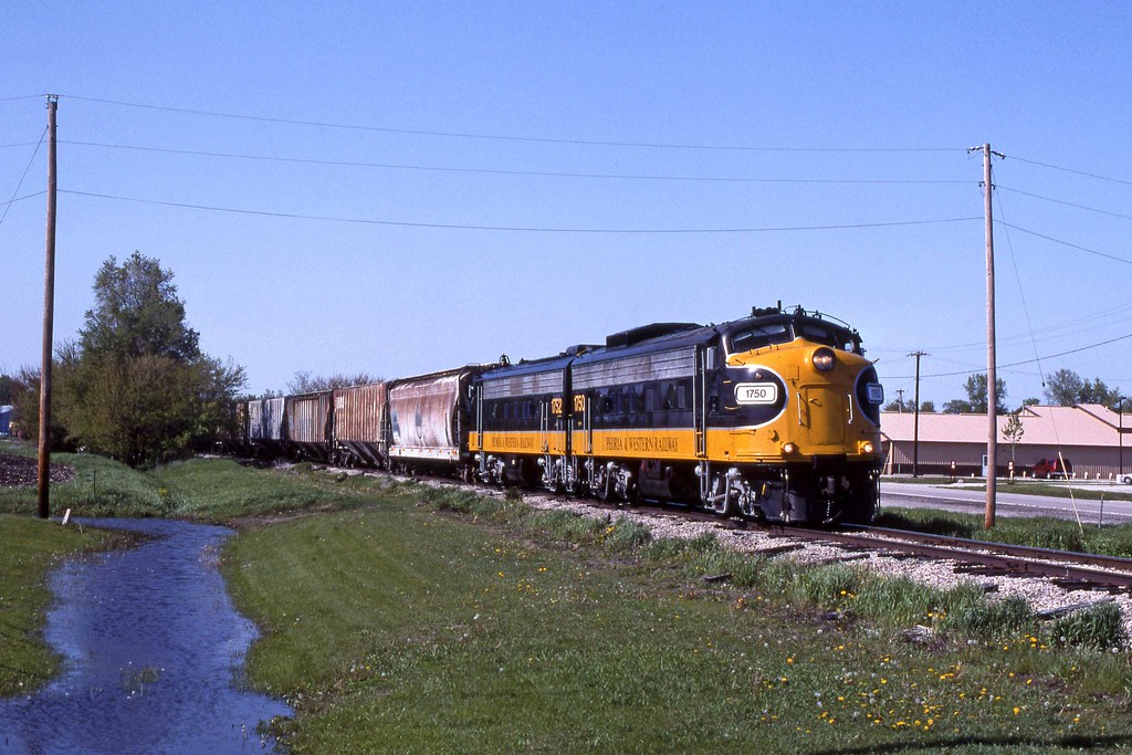 Peoria & Western FP9 1750 Bushnell IL May 12, 2008 Flickr