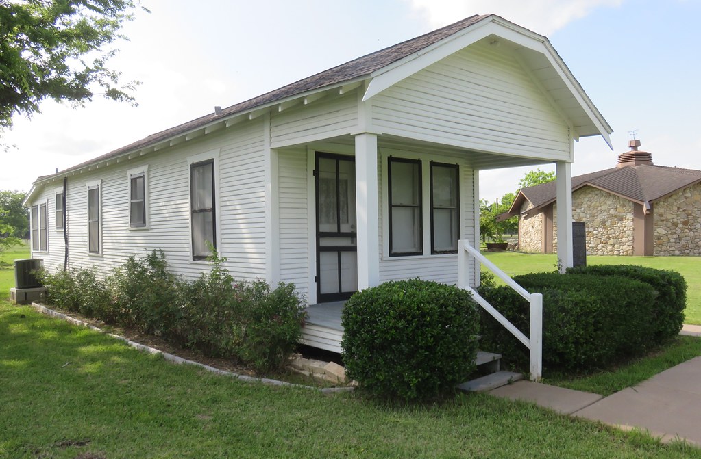 Dan Rather House (Wharton, Texas) Relocated to the grounds… Flickr