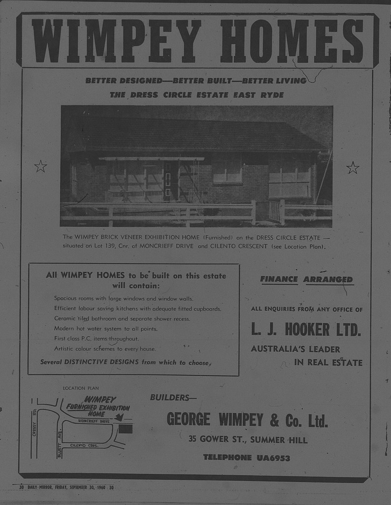 Wimpey Homes Ad September 30 1960 daily mirror 30 fabianamuso Flickr