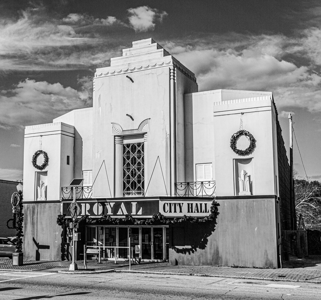 Hogansville City Hall Old Royal theater, now the site of c… Flickr