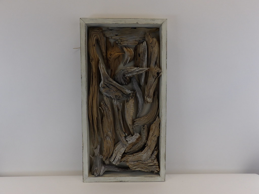 framed reclaimed wood collage Flickr