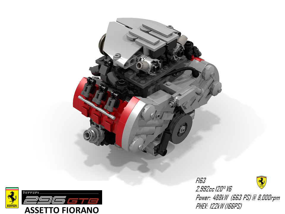 Ferrari 296 GTB Assetto Fiorano & UCS F163 - 2,992cc V6 Tu… | Flickr