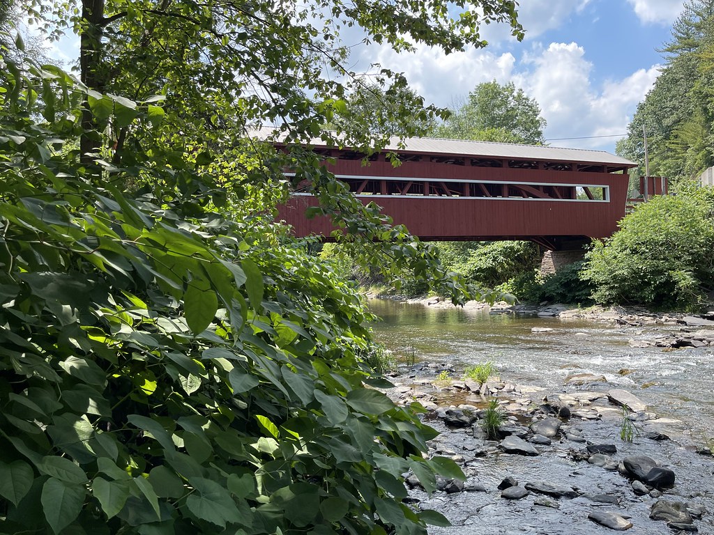 West Paden Covered Bridge in Fishing Creek, Pennsylvania. … Flickr