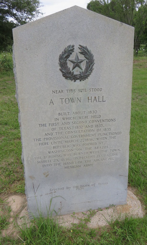 San Felipe de Austin Town Hall Marker (San Felipe, Texas) Flickr
