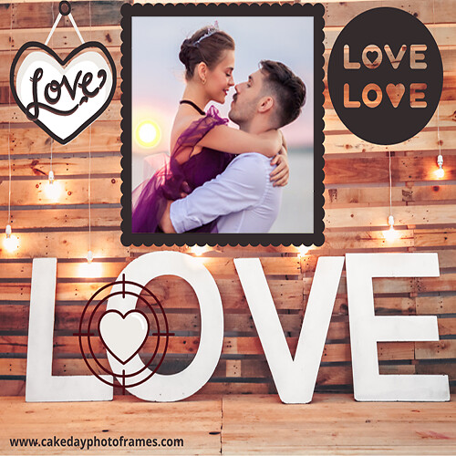 Cute love Couple Photo frame with Couple Photo Are you loo… Flickr
