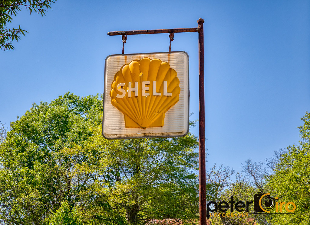 Old Shell Station Sign in Danielsville, Old Shell … Flickr
