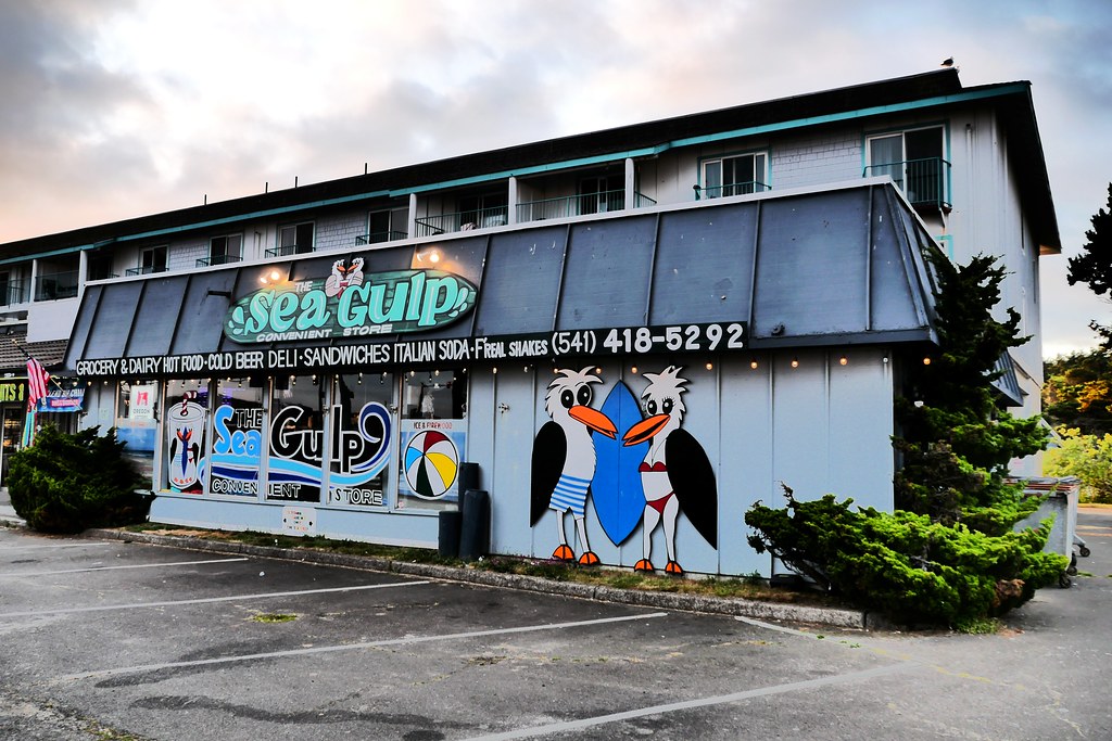 Sea Gulp Convenient Store in Lincoln City, Oregon The Sea … Flickr