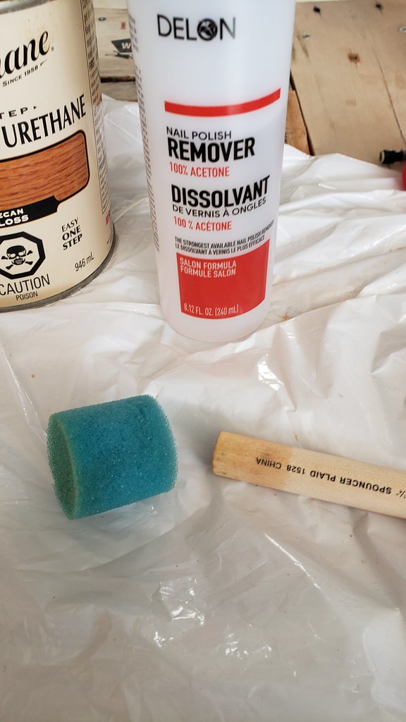 that acetone sure cleans your brushes! Mr. Sable Flickr