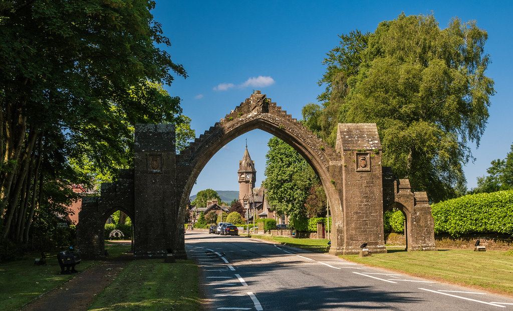 Dalhousie Arch at Edzell The most distinctive landmark of … Flickr