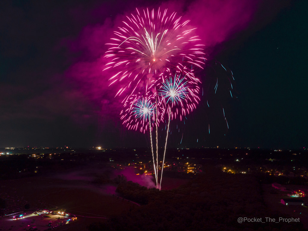 Raymore Fireworks show Michael Sansom Flickr