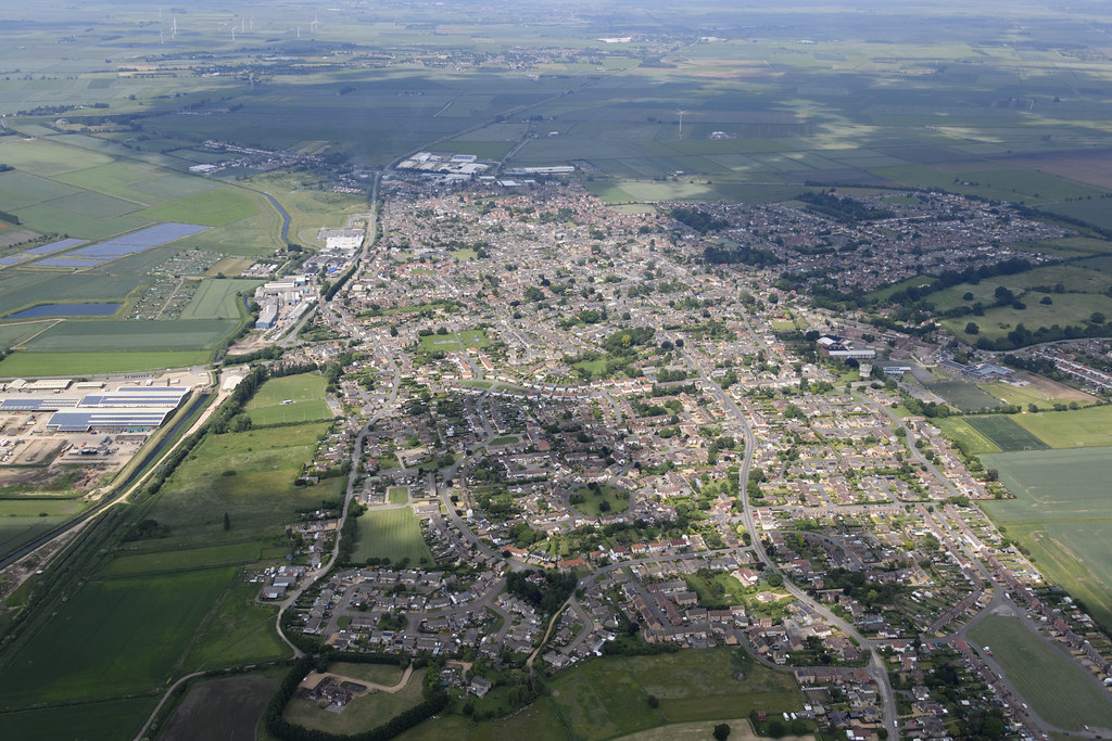Chatteris aerial image Cambridgeshire UK Aerial view of … Flickr