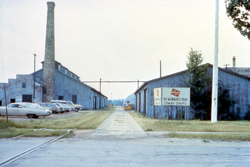 MILW Shops Tomah, WI 1970s Hiawatha Rails Flickr