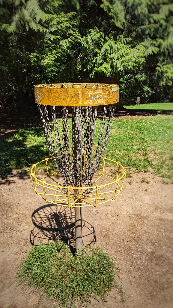 Disc Golf Basket Used in my blog post today. dennissylvest… Flickr
