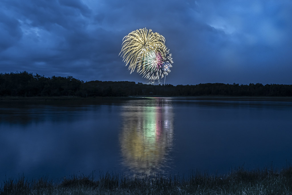 Fireworks the cabin kencrebbin Flickr