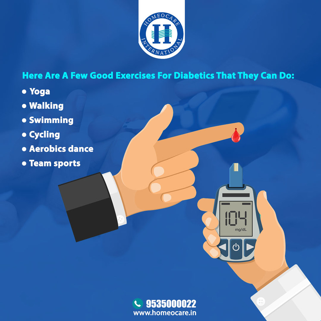 What kind of exercise is good for diabetics Homeocare In… Flickr