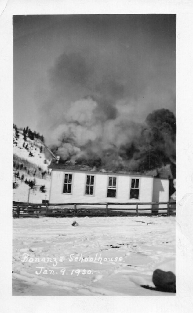 Bonanza Schoolhouse Fire Bonanza, Colorado January 9, 19