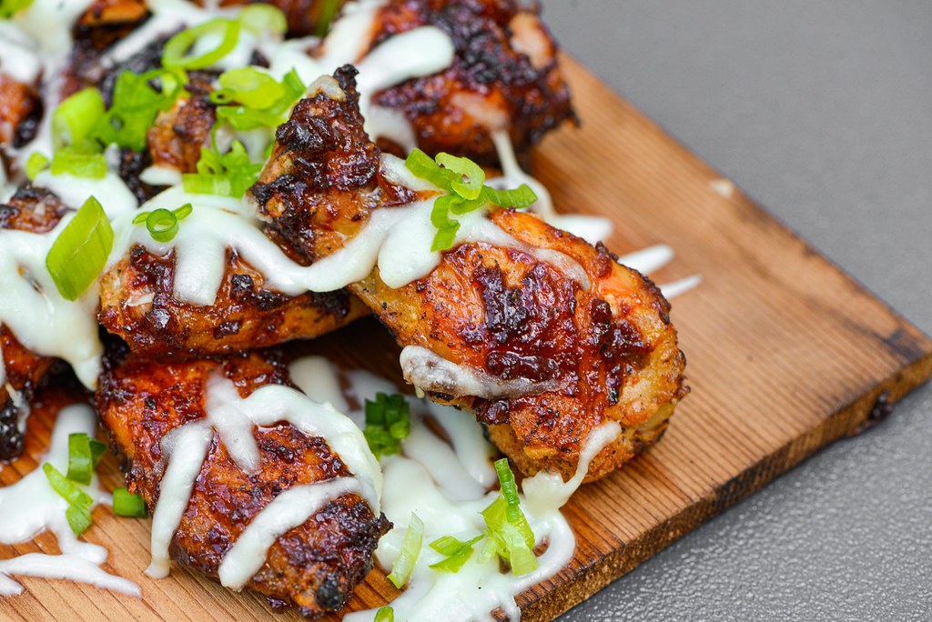 Grilled Koreaninfluenced Buldak Fire Chicken Wings Recipe The Meatwave